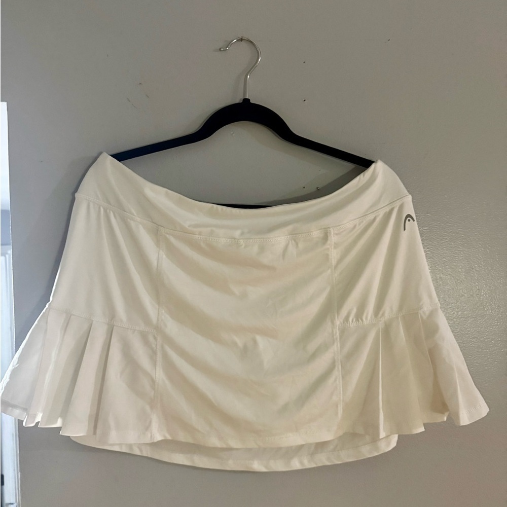 🌻Head White Women's Flared Mini Skirt